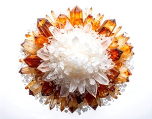 Cluster of Crystals Formation.