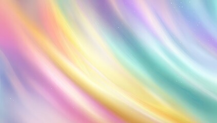 Obraz premium Swirling blend of soft pastel colors creating a dreamy, abstract and ethereal background