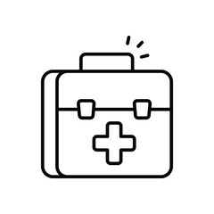 Fototapeta premium First Aid Kit vector icon