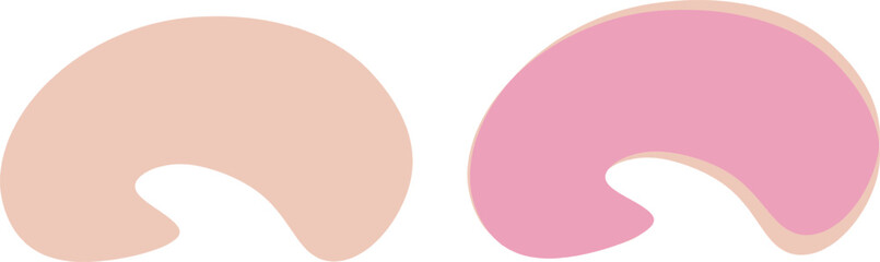 Abstract Doodle Shape Decorative Element. Hand Drawn Scribble and Organic Shape Vector Illustration.eps