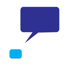 Fototapeta premium A collection of blank 3D speech bubble icons and dialog balloon symbols for chat, communication, and message design illustrations
