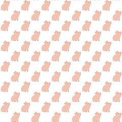 mixed seamless pattern, tree leaf animals etc