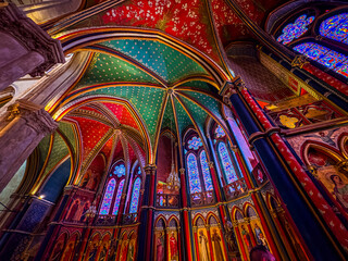 Traditional Cathedral building in Bayonne, France