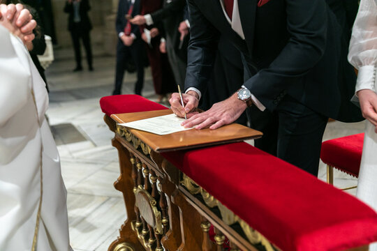 boda, agiotaje, novia, novio, mujer, gente, par, digno, amor, beldad, ceremonia, mesa, casado, de lujo, novios, testigos, ceremonia, religioso