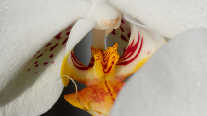 Beautiful close-up of a vibrant orchid blossom showcasing nature's art