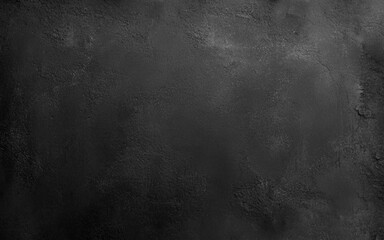 Fototapeta premium Elegant black background with vintage distressed grunge texture and dark gray charcoal color paint, black stone or concrete wall, black banner. Dark background with grunge texture and worn finish
