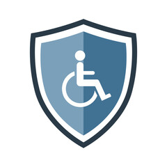 Accessibility Shield Icon for Disability and Inclusive Access