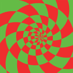 Groovy spiral color hallucination trance effect background