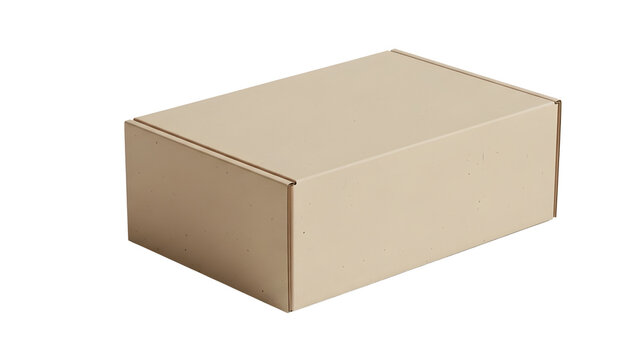 Recycled Cardboard Box Packaging Mockup