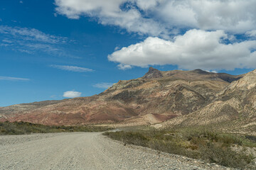 mountain landscape with blue sky