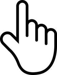 Hand making OK gesture sign approval positive feedback isolated on transparent background