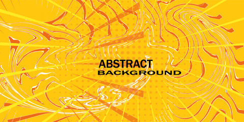 Yellow speed line comic style halftone background © Sayful