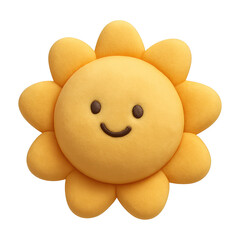 PNG Cute smiling sun plush toy
