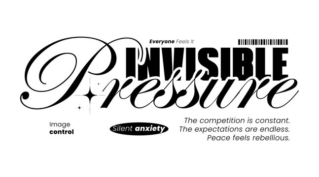 Urban Minimalist Fashion Typography. Slogan typography for casual, retro, and streetwear styles. For screen printing on oversized t-shirts and jackets.