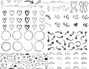 Hand drawing doodles