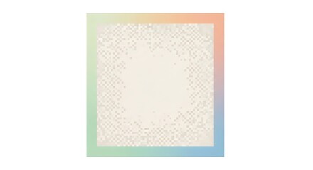 Fototapeta premium A blurry image of a white rectangle with a multicolored border