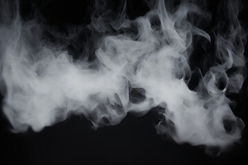 White Smoke Stream Texture Overlay Effect