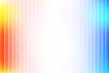 Vibrant colorful vertical lines gradient transitioning from bright red to blue tones creating an abstract background viewed from a straight-on perspective with geometric pattern