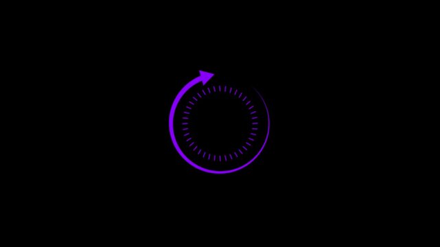 Clock 72 hours icon isolated with black background.