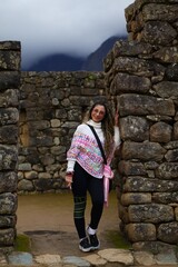 Fototapeta premium Exploring the UNESCO World Heritage Site of Machu Picchu