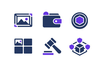 Background digital frame no image vector art simple generation letters text icon