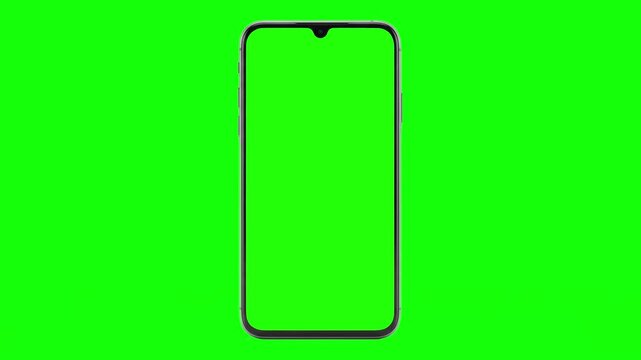 framing green screen effect phone