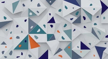 Geometric triangles pattern background for design