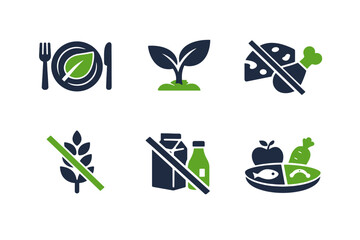 Image generation icon free no cross wheat vector balanced simple leaf diet