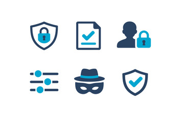 Numbers generation privacy simple image personal letters scalable vector user white no