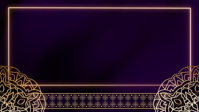 Animated Pattern Pulse luxury gold Therapeutic Motion Background