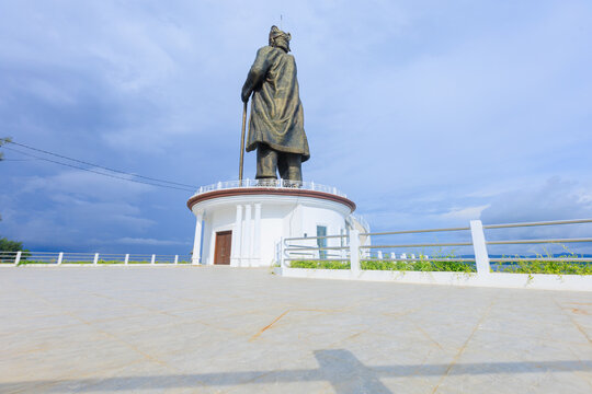 Oputa Yi Koo statue building in Kotamara november 27, 2025 in baubau city southeast sulawesi