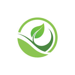 Modern Eco Logo Design for Sustainable Green and Environmental Brand Identity