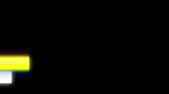 Lower third cable news breaking banner, black background chyron animation, professional tv graphics, smooth sliding motion, editable text area, logo placeholder, 4k uhd