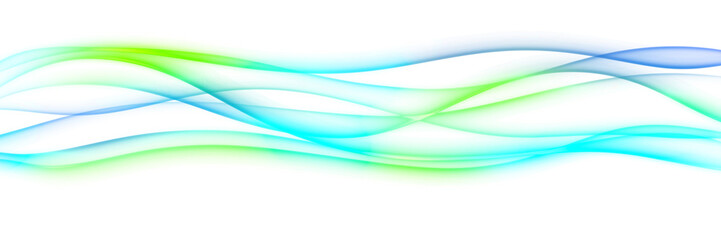 Fototapeta premium Futuristic Neon Gradient Wave Banner Transparent PNG