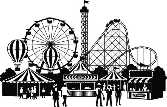 washington state fair event vector 