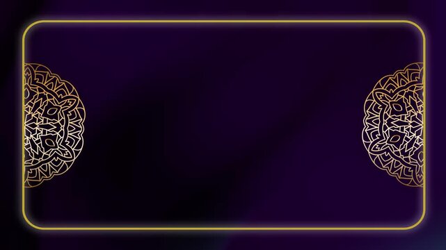 Clean Animation Apex Gold Relaxing Mandala Motion