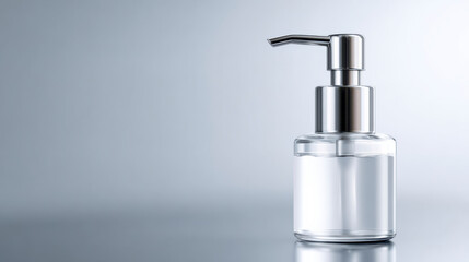 Obraz premium Sleek Dispenser of Sanitizer or Lotion, a Minimalist and Hygienic Design