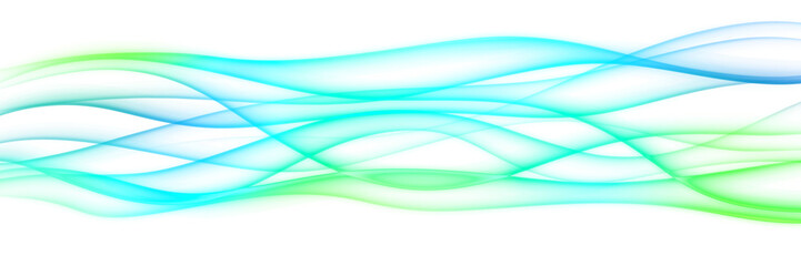 Fototapeta premium Vibrant Green Blue Abstract Stream Design Element