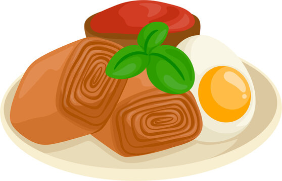 illustration jachnun yemenite sabbath bread
