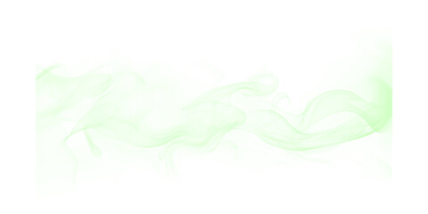 Obraz premium Ethereal green smoke tendrils softly unfurling against a deep black backdrop abstract flowing wisps mystical light