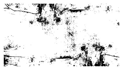 Obraz premium High contrast grunge texture with ink splatters and distressed weathered surface details