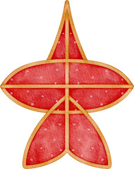 watercolor thai chula kite