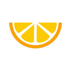 Orange fruit icon. Vector image