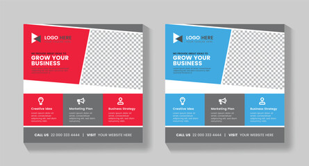 Corporate One pager Design ,Professional Corporate Flyer Template, New Business Flyer Template,   agency Social Media Post Template , Facebook Post, ,LinkedIn