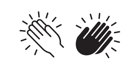 Obraz premium Clap Icons Illustration,Clapping Hands Applause Icon