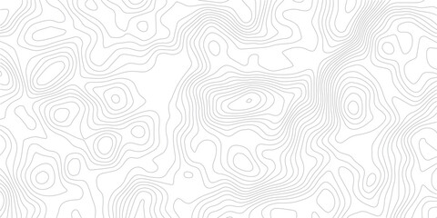 Vector geographic contour mounted map background. Abstract minimal The patter discovery vector topo map. Modern design with White background with topographic wavy pattern design. © NAZMA