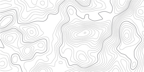 Vector geographic contour mounted map background. Abstract minimal The patter discovery vector topo map. Modern design with White background with topographic wavy pattern design. © NAZMA