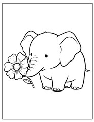 Bold and Easy Cute & Pretty Coloring Book Collection