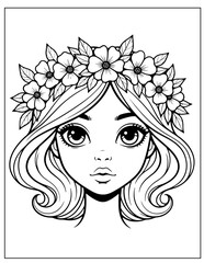 Bold and Easy Cute & Pretty Coloring Pages for Beginners