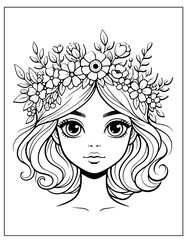 Bold and Easy Cute & Pretty Coloring Pages for Beginners